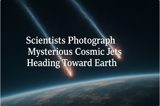 Scientists Photograph Mysterious Cosmic Jets Heading Toward Earth